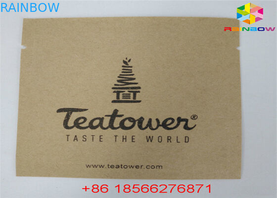 Reusable Customized Paper Bags Food Pouch Stand Up k Smell Proof With Window