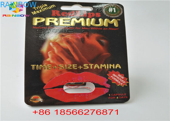 wholesale sex metal pills box metal empty pill bottles/male enhancement pills packaging 3d blister cards & display box