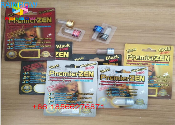 wholesale sex metal pills box metal empty pill bottles/male enhancement pills packaging 3d blister cards & display box