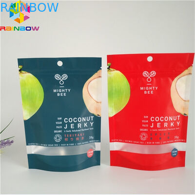 custom your Own Logo Printing aluminum foil packaging bag with bottom gusset bag Bottom Pouch bags clear  zipper foilbag