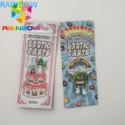 Vape Cartridge Plastic Pouches Packaging Mario Exotic Carts Mini Mylar Bags