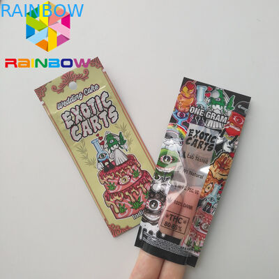 Vape Cartridge Plastic Pouches Packaging Mario Exotic Carts Mini Mylar Bags