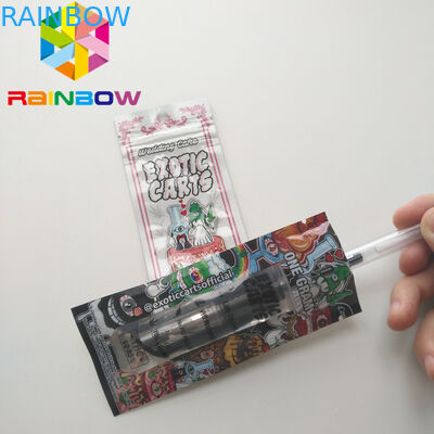 Vape Cartridge Plastic Pouches Packaging Mario Exotic Carts Mini Mylar Bags