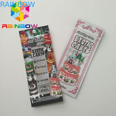 Vape Cartridge Plastic Pouches Packaging Mario Exotic Carts Mini Mylar Bags