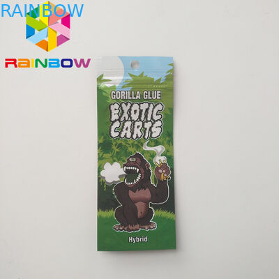 Holographic Vape Cartridge Plastic Pouches Packaging k Cbd Oil Exotic Carts