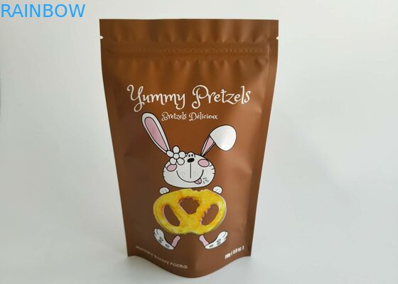 Aluminum Foil Laminated Stand Up k Bags Dried Beef Snack Packaging Durable