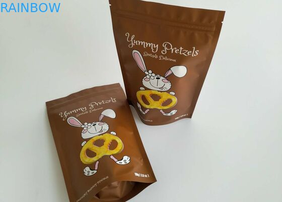 SGS Food Vacuum Seal Bags , Stand Up Zipper Pouch For Coffee Chocolate Cookie Tea Protein Powder