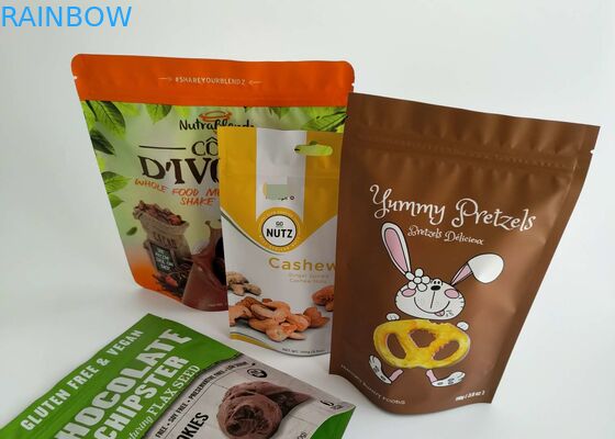 Gravure Printing Vacuum Seal Food Bags Laminated Foil Chocolate Bar Application