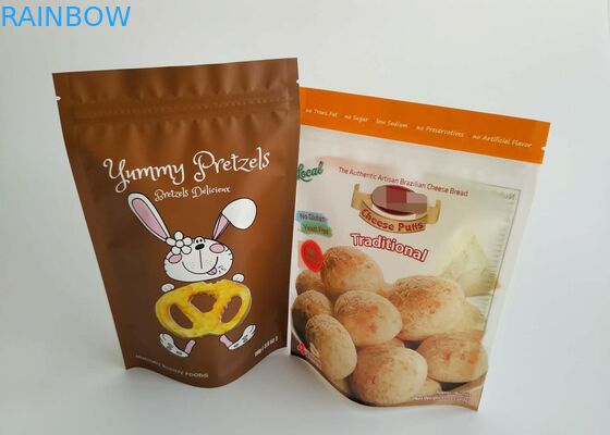 Aluminum Foil Fish Food Plastic Pouches Packaging Gravure Printing With Zipper