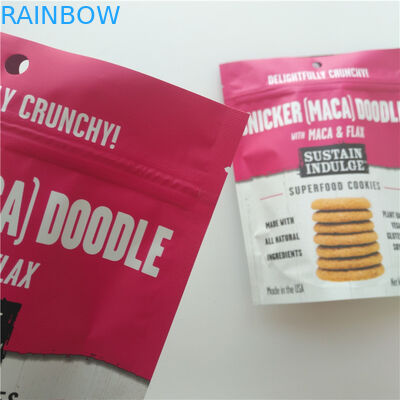 SGS Plastic Snack Bag Packaging Custom Logo Mylar Doypack For Potato Chips / Biscuits