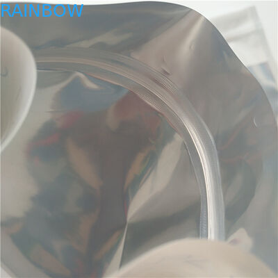 Garment Holographic Foil Pouch Packaging k Clear Front For Sock / Underwear