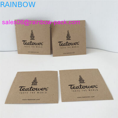 Smell Proof Mylar Customized Paper Bags Coffee Powder Sachet / Hair Cream Packaging