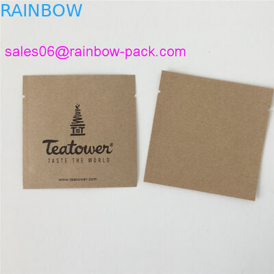 Smell Proof Mylar Customized Paper Bags Coffee Powder Sachet / Hair Cream Packaging