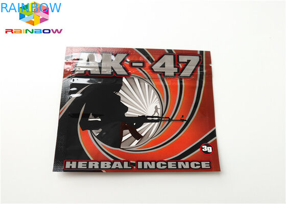Herbal Incense Resealable Plastic Bags AC1003 CBD Vape Oil Cartridge Packaging Applied