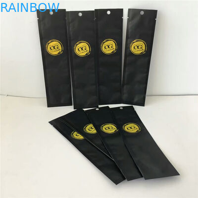 Three Side Sealed  Zip Lock Bags Resealable Aluminum Foil For Chemical Research Powder