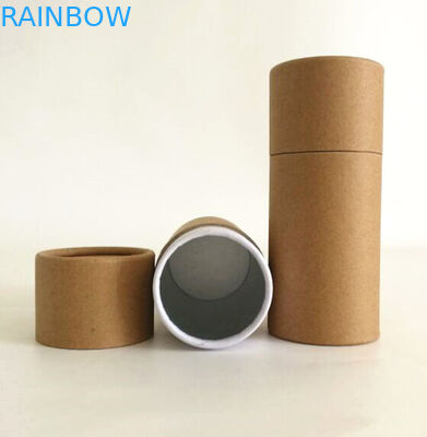 Eco Friendly Paper Box Packaging Cylinder Customized Size For Tea Packaging