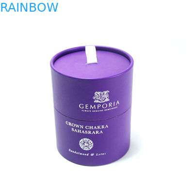 Eco Friendly Paper Box Packaging Cylinder Customized Size For Tea Packaging