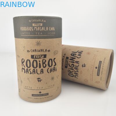 Biodegradable Cylinder Box Packaging Deodorant / Lipstick / Lip Balm Container