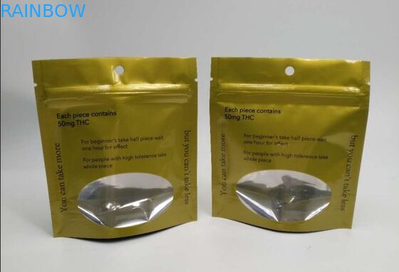 Smell Proof k Stand Up Pouches Oil Weed Hemp Plastic For Edibles Gummy Bears Candy