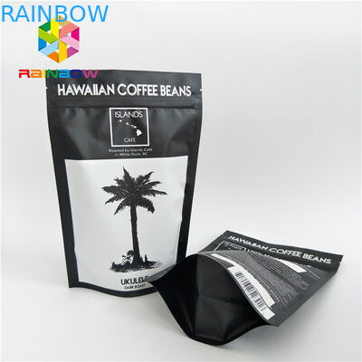 Powder Tea Nut Plastic Pouches Packaging Aluminum Foil Custom Printing With Valve