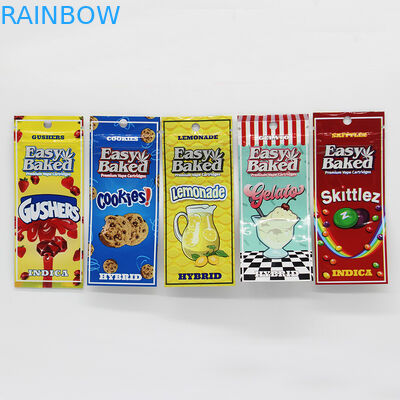 Cart Exotic Plastic Pouches Packaging Zip Lock Bag Mylar Type Custom Printing