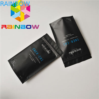 Food Grade Material Stand Up Zipper Pouch Cone Shaped Moringa Powder Bag With Foil Liner