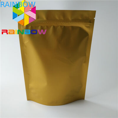 Poly k Mylar Plastic Pouches Packaging Aluminum Foil Stand Up Zipper Bag For Snack
