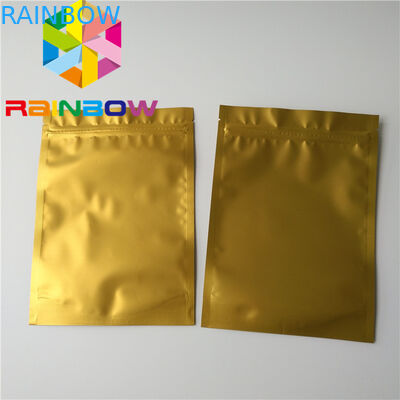 Poly k Mylar Plastic Pouches Packaging Aluminum Foil Stand Up Zipper Bag For Snack