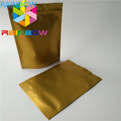 Poly k Mylar Plastic Pouches Packaging Aluminum Foil Stand Up Zipper Bag For Snack