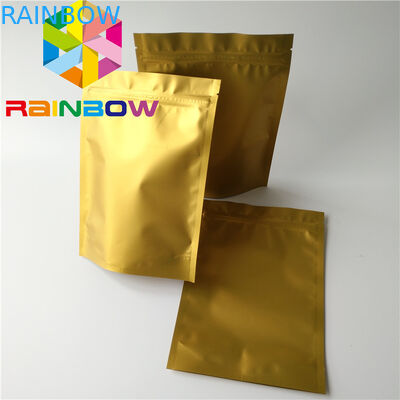 Poly k Mylar Plastic Pouches Packaging Aluminum Foil Stand Up Zipper Bag For Snack