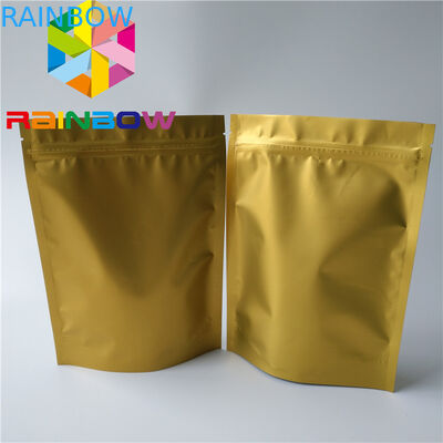 Poly k Mylar Plastic Pouches Packaging Aluminum Foil Stand Up Zipper Bag For Snack