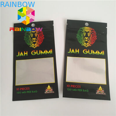 Printed Foil Laminated Mylar k Stand Up Pouches Mmj Weed Cannabis Packaging