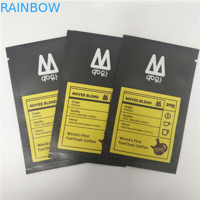 Rainbow Ethiopia Tea Bags Packaging One Pack Drip Coffee Sachet Self Standing Pouch 250g