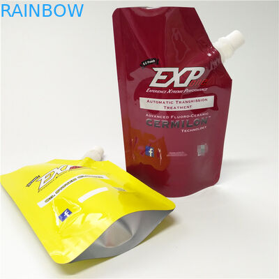 BPA Free Plastic Hair Mask Spout Bags Packaging Liquiddrink Coffee Stand Up Pouches
