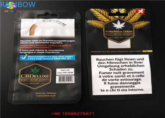 CBD GUMMIES Plastic Blister Packa Bags Laminated Aluminum Sachet With Window