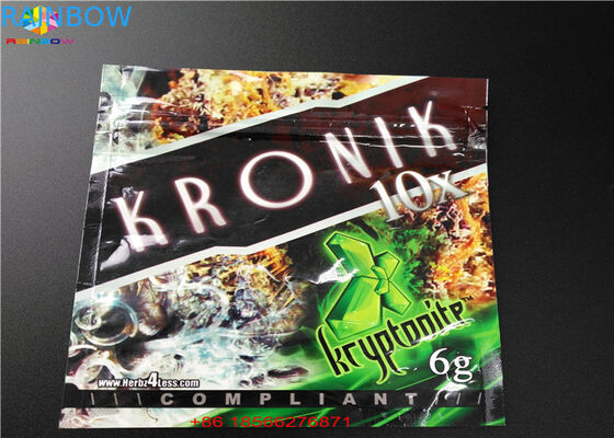 Child Proof Zipper Aluminum Foil Stand Up Pouch CBD/ Cartridge Packingfor Sugar Powder