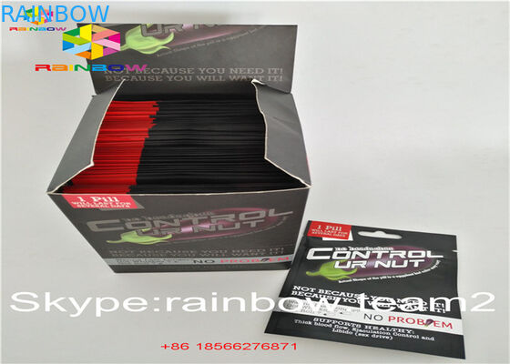 Child Proof Zipper Aluminum Foil Stand Up Pouch CBD/ Cartridge Packingfor Sugar Powder