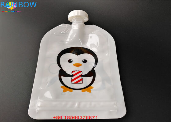 FDA/SGS Spout Bags Packaging Aluminum Foil Stand Up Bags For Liquid Food / Beverage