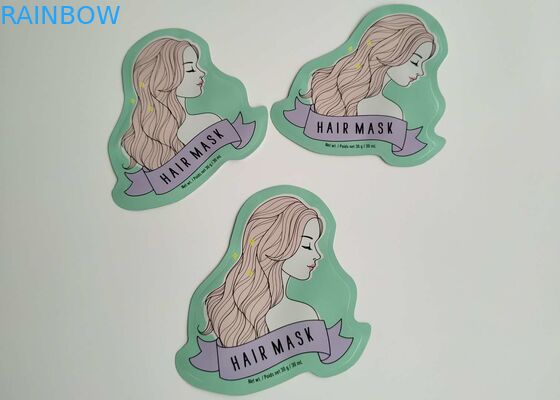 Special Shape Aluminum Foil Side Gusset Plastic Cosmetic Bags Facial Sheet Mask Packaging