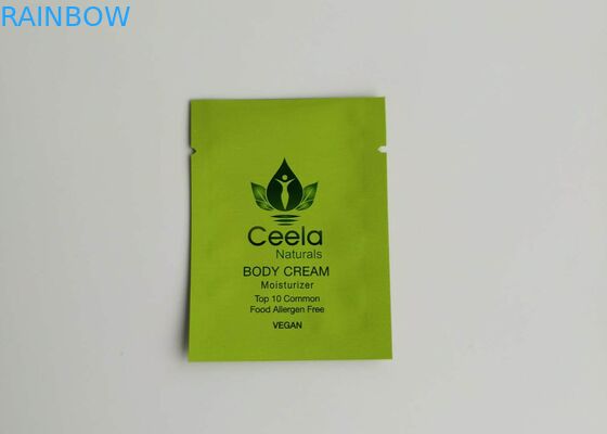 Recyclable Cosmetic Packaging Bag Gentle Remove Hair Cream Punch Logo Print