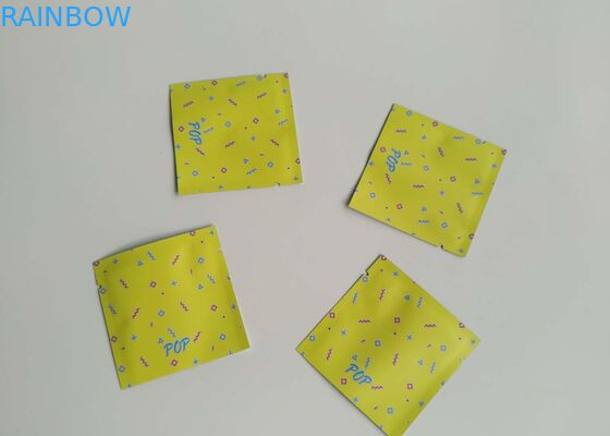 Three Side Seal Plastic Pouches Packaging Aluminum Vitamin Pressed Powder Bag