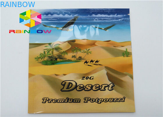 CMYK Printing Heat Seal Packaging Bags , Smell Proof Stand Up Zipper Pouch Bags