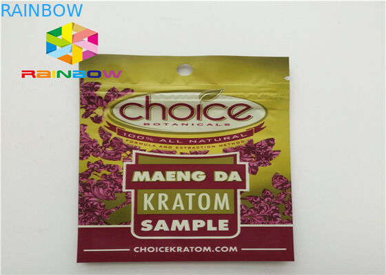 CMYK Printing Heat Seal Packaging Bags , Smell Proof Stand Up Zipper Pouch Bags