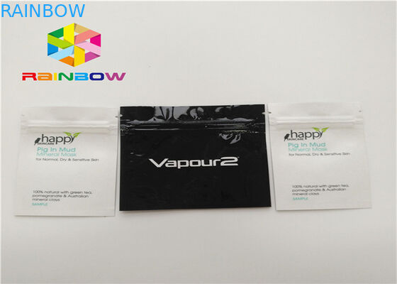 Glossy / Matte Effect Plastic Pouches Packaging Three Side Seal For Herbal Incense