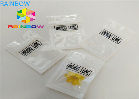 Glossy / Matte Effect Plastic Pouches Packaging Three Side Seal For Herbal Incense