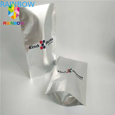 Resealable Aluminum Foil Packaging Bags , Laminated Stand Up Zipper Pouch Food Grade