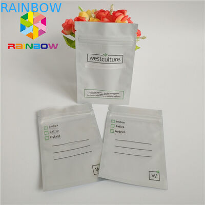 Cosmetic Cream Oil Zip Seal Bags , Customized Printing Aluminium Foil Pouch