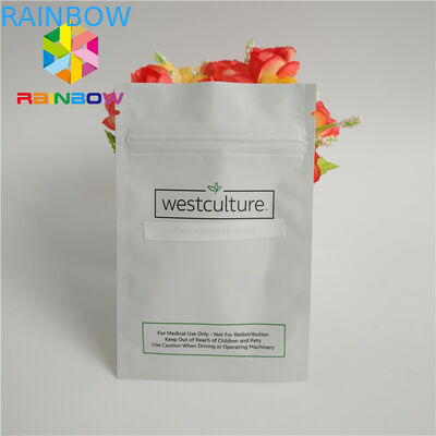 Cosmetic Cream Oil Zip Seal Bags , Customized Printing Aluminium Foil Pouch