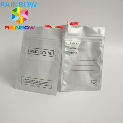 Cosmetic Cream Oil Zip Seal Bags , Customized Printing Aluminium Foil Pouch