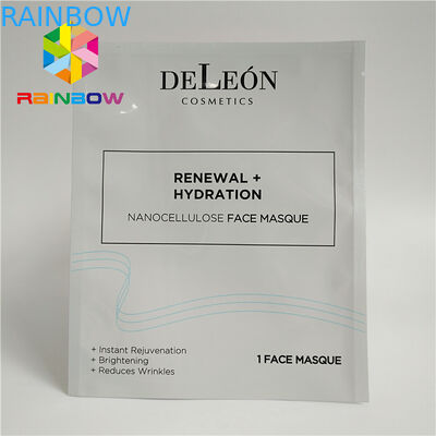 3 Layers Laminated Material Plastic Pouches Packaging Mask Foil k Bag For Facial Eye Mask